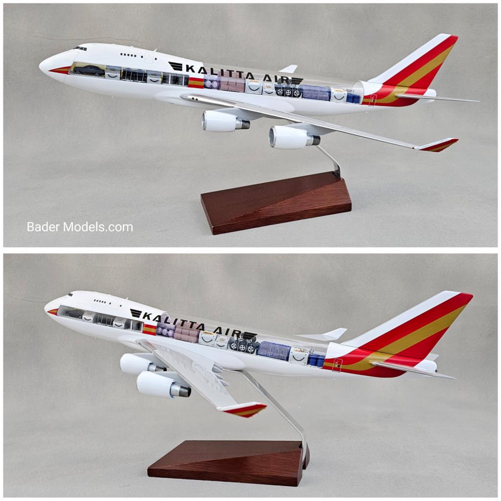 Kaalitta - B747-400F - (1:100) - 180° Clear Top